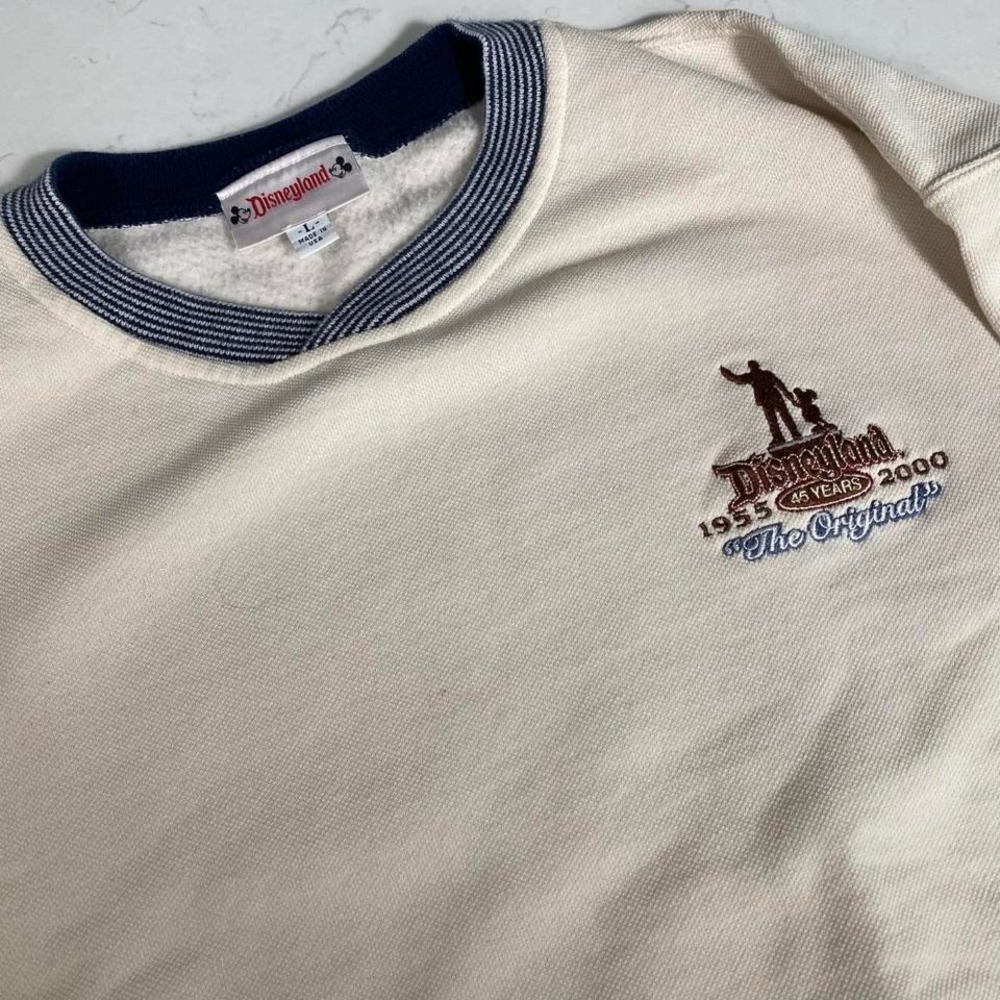 Vintage Disneyland 45th Anniversary Sweatshirt 1955–2000 "The Original"  Size L‎